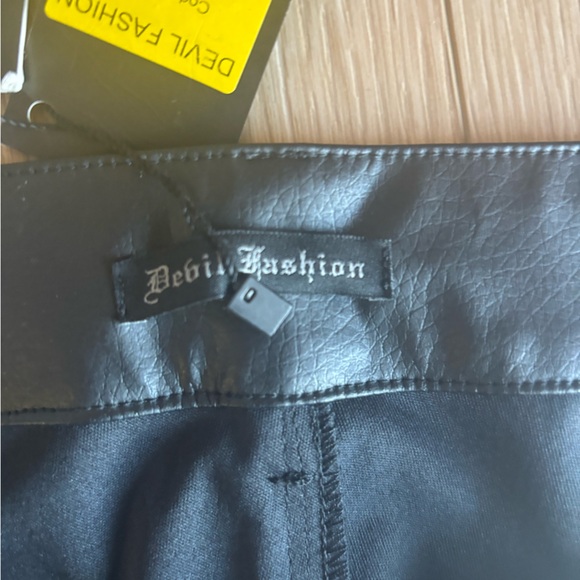Devilish Fashion Black “Leather” Pants - Picture 4 of 10